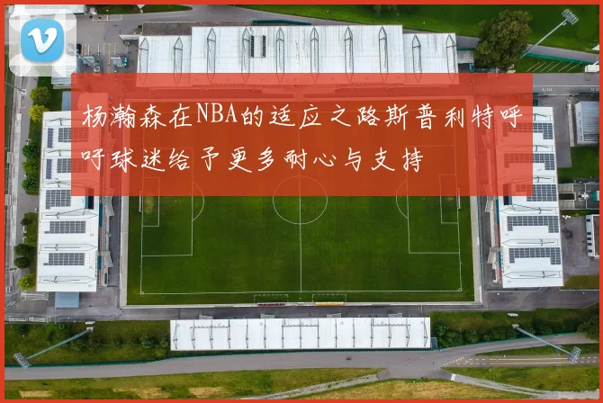 杨瀚森在NBA的适应之路斯普利特呼吁球迷给予更多耐心与支持